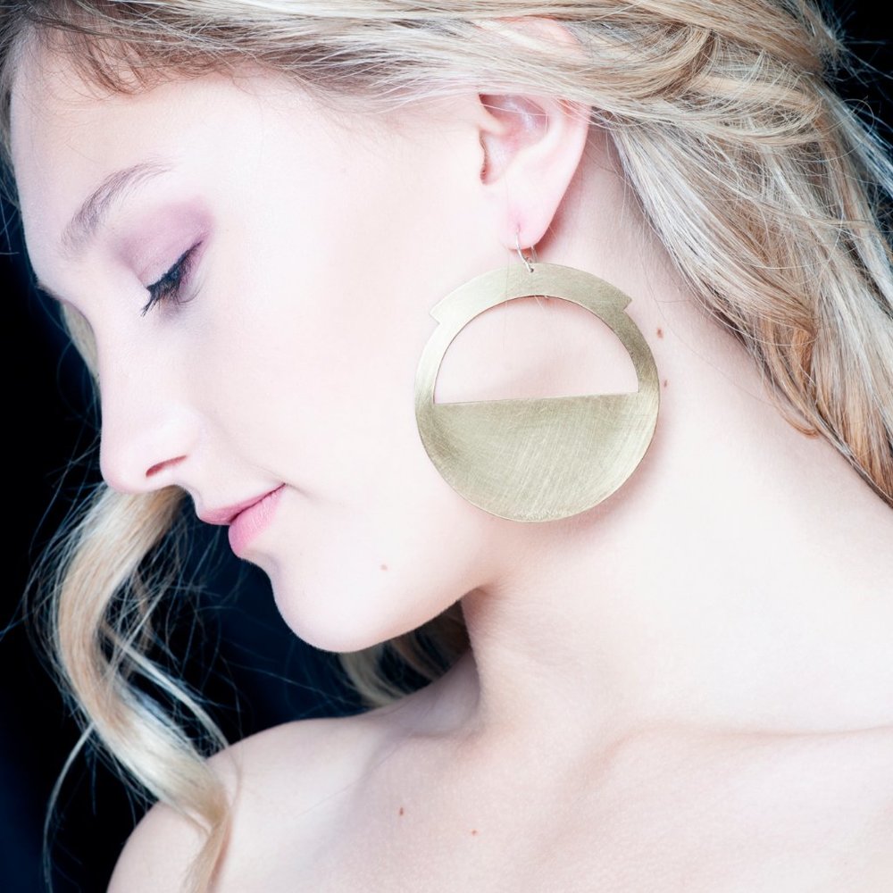 HANDMADE (by me) BRASS MOON PHASES